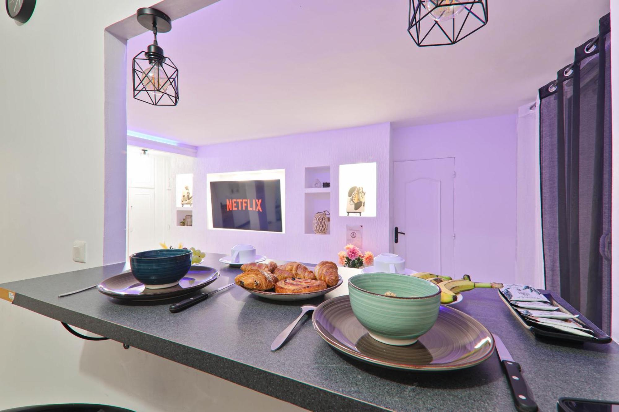 Evasion Familiale & Appartement Convivial Et Chaleureux Épinay-sur-Seine Dış mekan fotoğraf